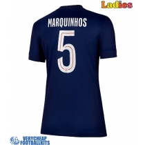 Paris Saint-Germain Marquinhos #5 Replica Home Shirt Ladies 2025-26 Short Sleeve